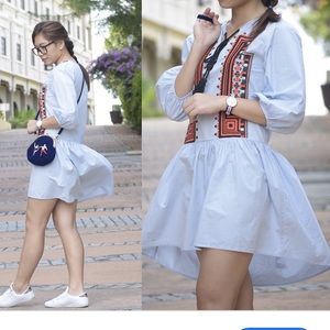 3 for $20 - H&M Boho embroidered dress - EUC - US6